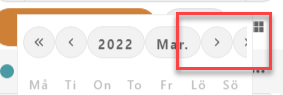 Buttons in datepicker is marked and float outside the datepickerarea.
