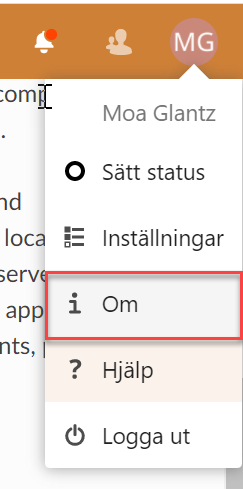 About button insettingsmenu is marked.