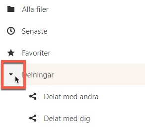 A button in the side menu that expands an area is marked by a frame.