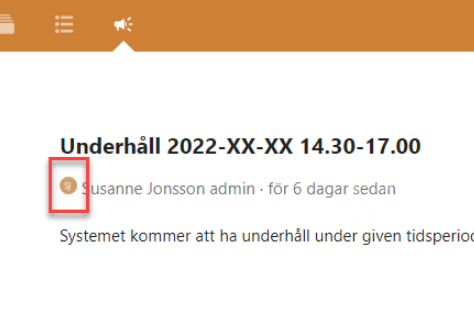 User initial icon is marked.