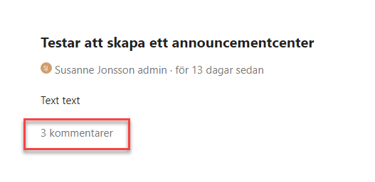 comments in message app is marked.