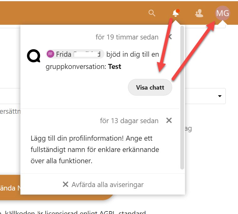 Modal for settings, content behind modal is marked.