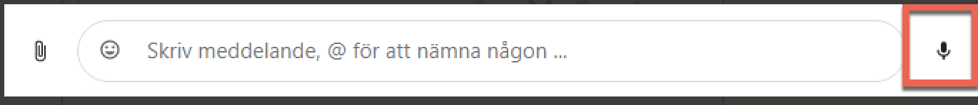 App Talk - Record button in chat area is markef. 