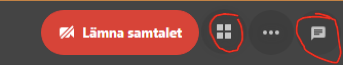 App Talk - View and chat button in live conversation is marked
