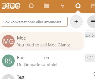 Conversations for talk app.